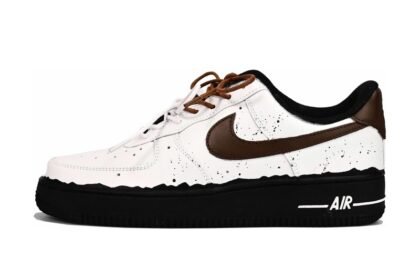 Custom Air Force 1 Shoes White Brown Milk Chocolate