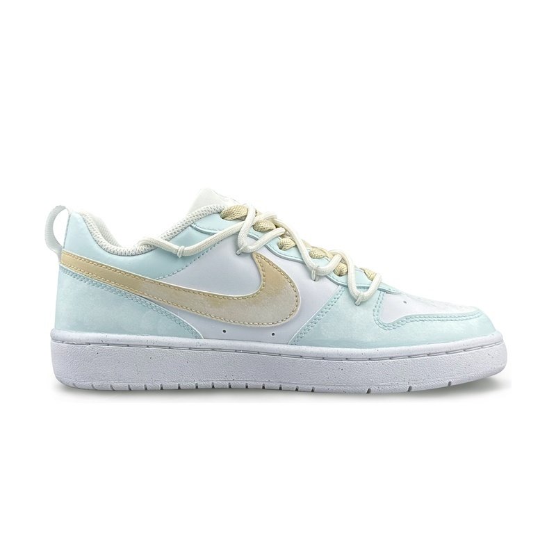 Custom Court Shoes Light Blue Beige Sea Salt Cocoa - Image 2