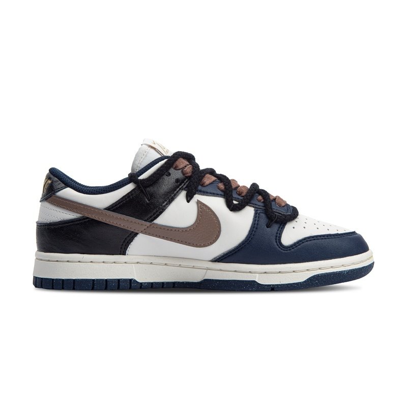 Custom Dunk Shoes Blue Brown Retro Vintage - Image 2