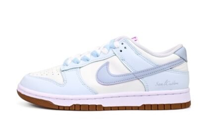 Custom Dunk Shoes White Blue Foam Candy