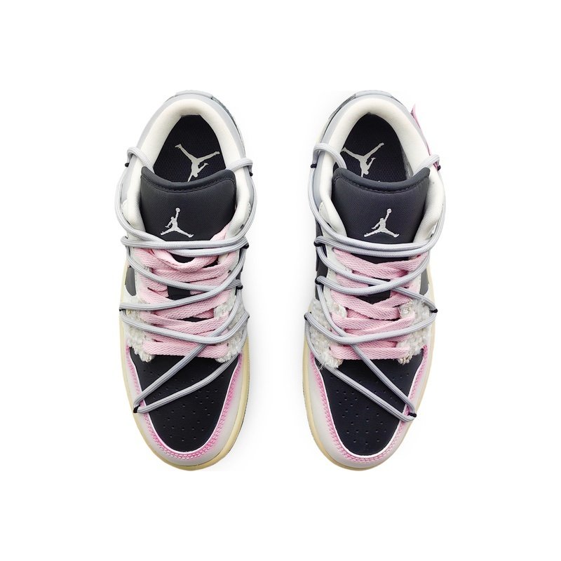 Custom Jordan Shoes Black Pink Love Post - Image 4
